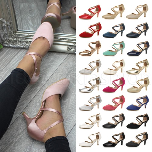 Womens ladies mid high - , heel