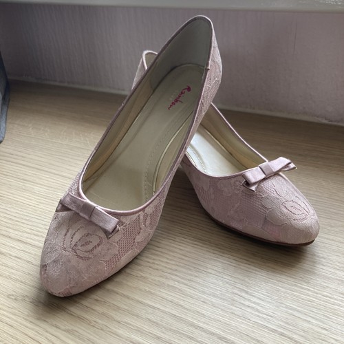 Satin and lace shoes - satin,