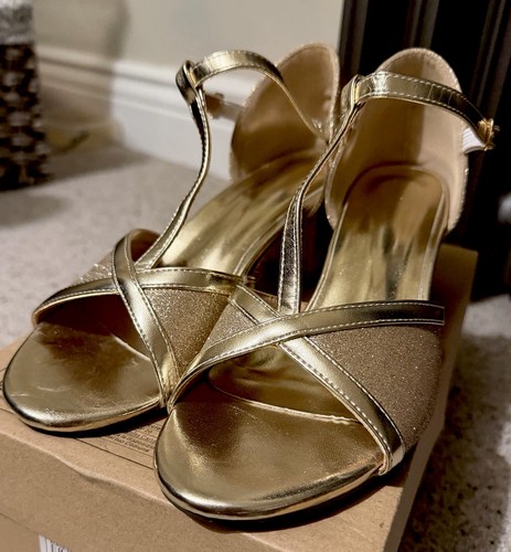 Gold bridesmaid shoes prom - bridesmaid,