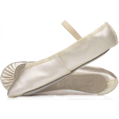 Ivory satin bridesmaids shoes - ivory,