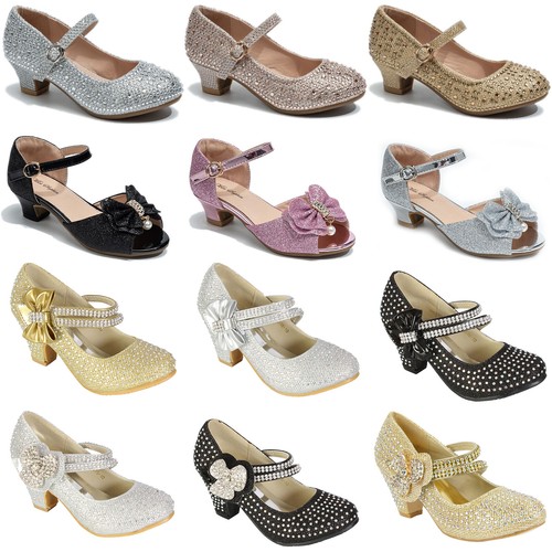 Girls diamante shoes - girls,