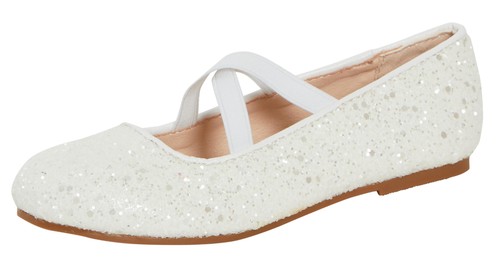 Girls glitter ballet shoes - glitter,