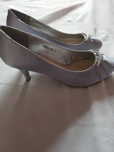 Ladies silver diamante wedding