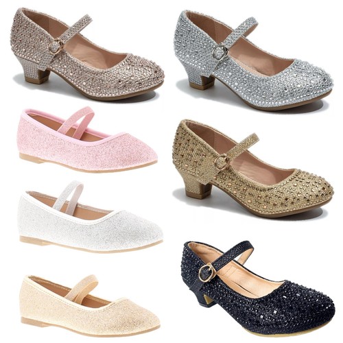 Girls diamante shoes - girls,
